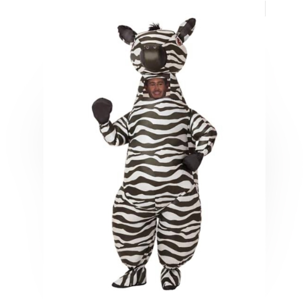 Spirit Halloween Zebra Blow Up
